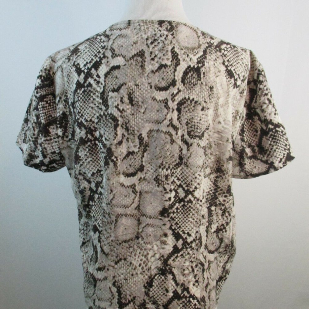 Bcbgmaxazria Multi-Color Python Snake Print Faux … - image 8